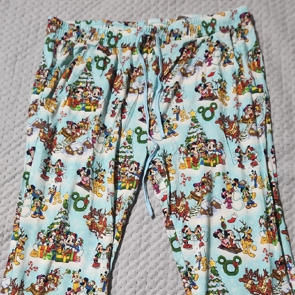 Showstoppers Bamboo Mickey Christmas Womens Joggers